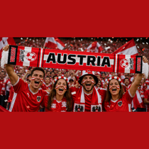 Austria Football Stadium Supporter Scarf