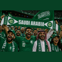 Saudi Arabia Football Stadium Supporter Scarf
