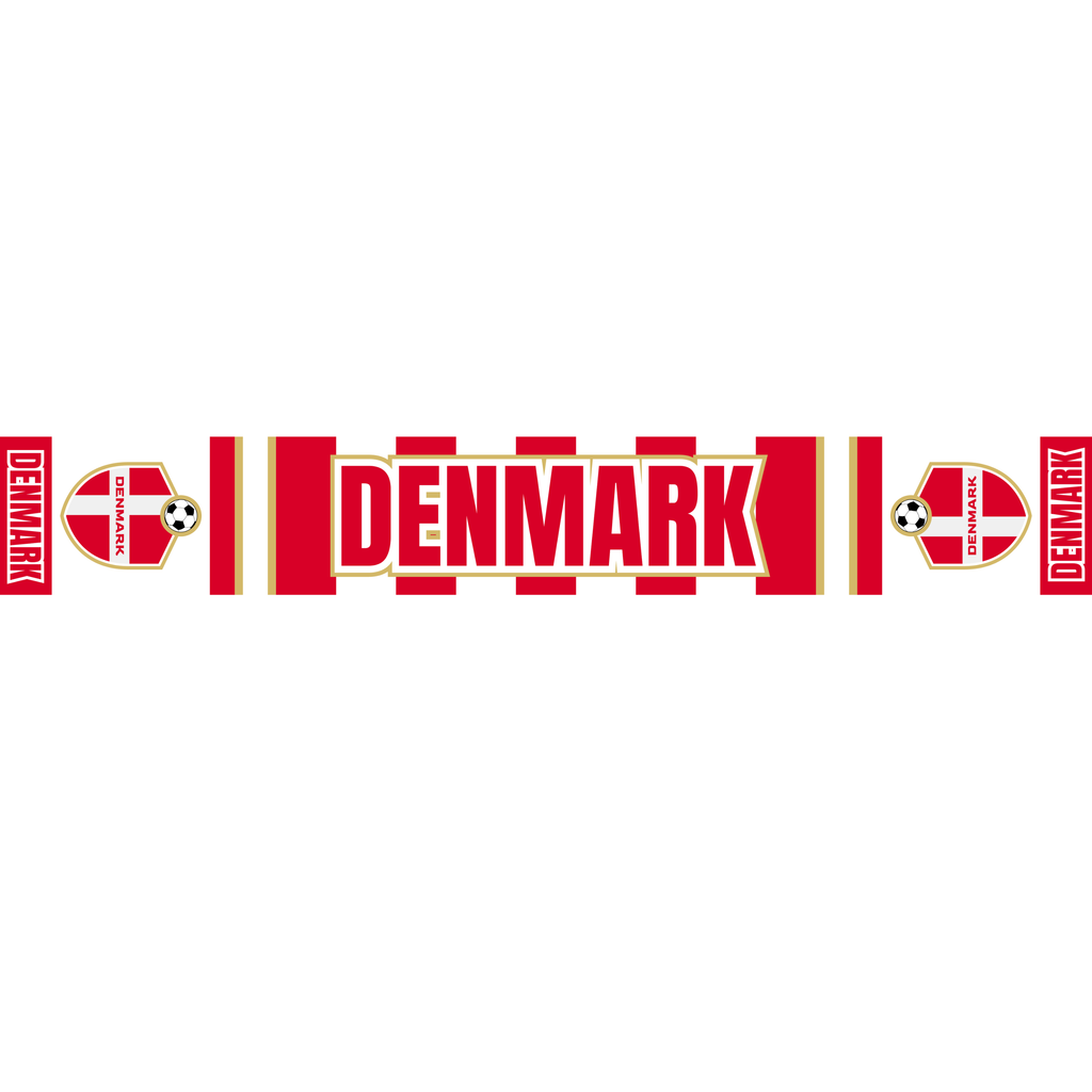 Denmark Football Stadium Supporter Scarf