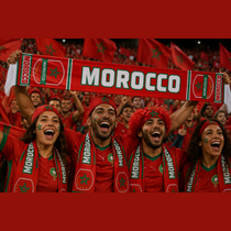 Morocco Football Stadium Supporter Scarf