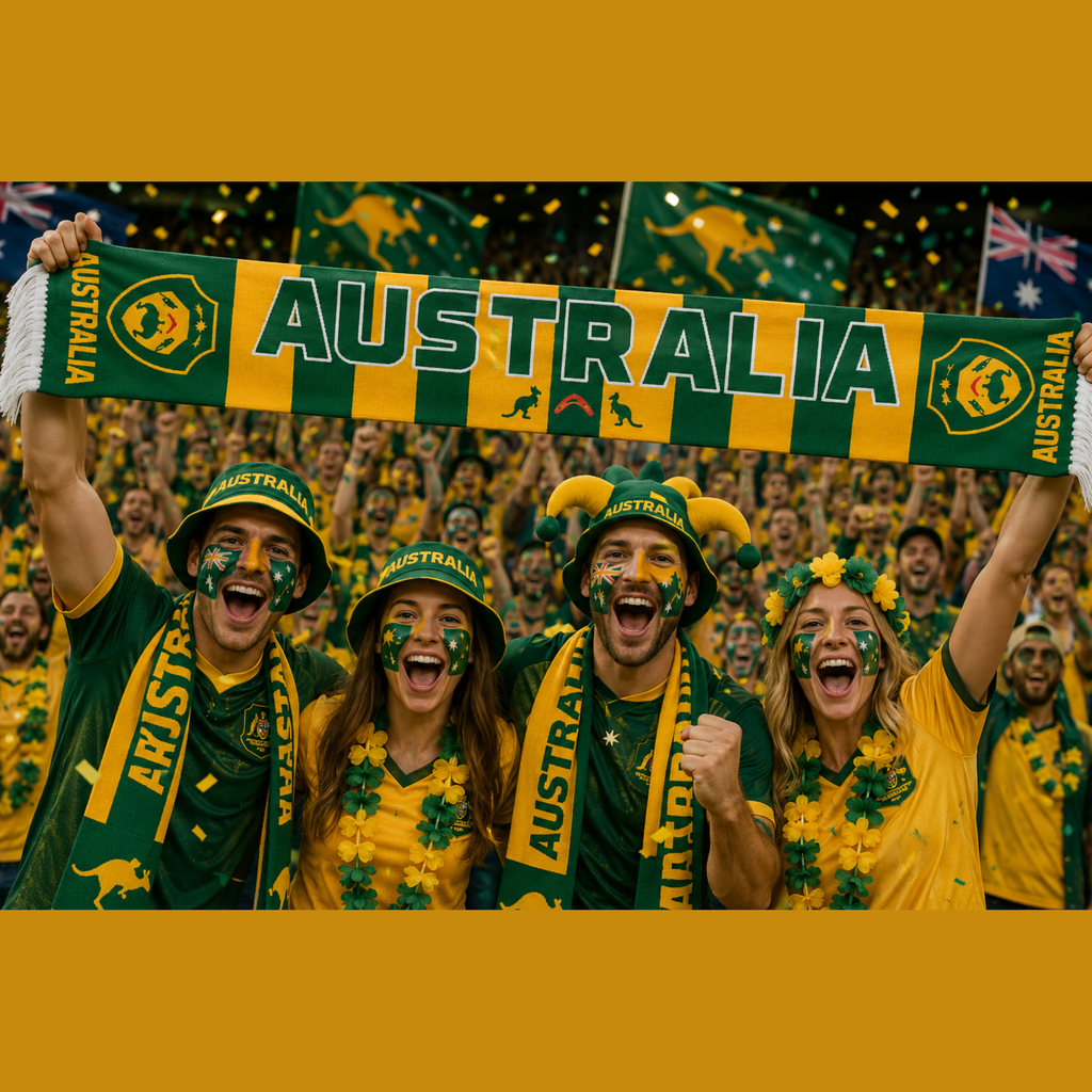 Australia Football Stadium Supporter Scarf