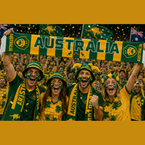 Australia Football Stadium Supporter Scarf