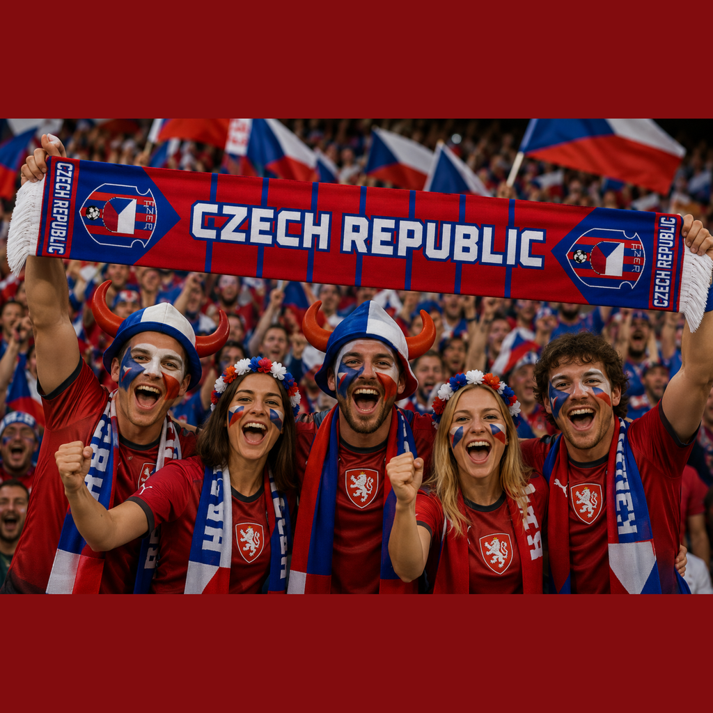 Czech Football Stadium Supporter Scarf