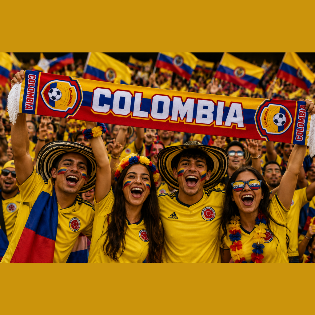 Colombia Football Stadium Supporter Scarf