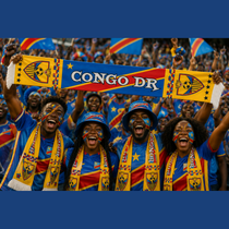 Congo Dr Football Stadium Supporter Scarf
