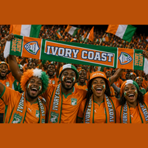 Ivory Coast Football Stadium Supporter Scarf