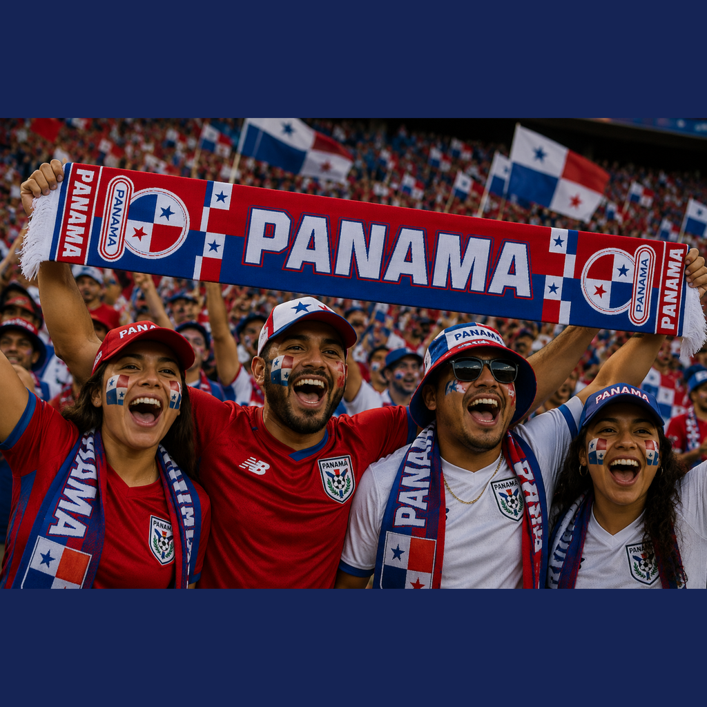 Panama Football Stadium Supporter Scarf