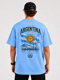 Argentina Oversized T-Shirt – Country Pride Unisex Graphic Tee