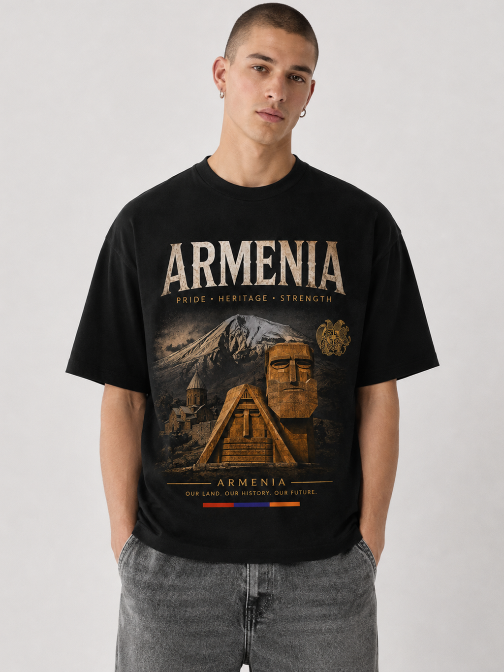 Armenia Oversized T-Shirt – Country Pride Unisex Graphic Tee