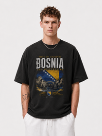 Bosnia Oversized T-Shirt – Country Pride Unisex Graphic Tee