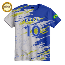 Brazil Soccer 3D T-Shirt – Unisex T-Shirt