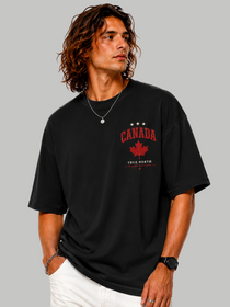 Canada Oversized T-Shirt – Country Pride Unisex Graphic Tee