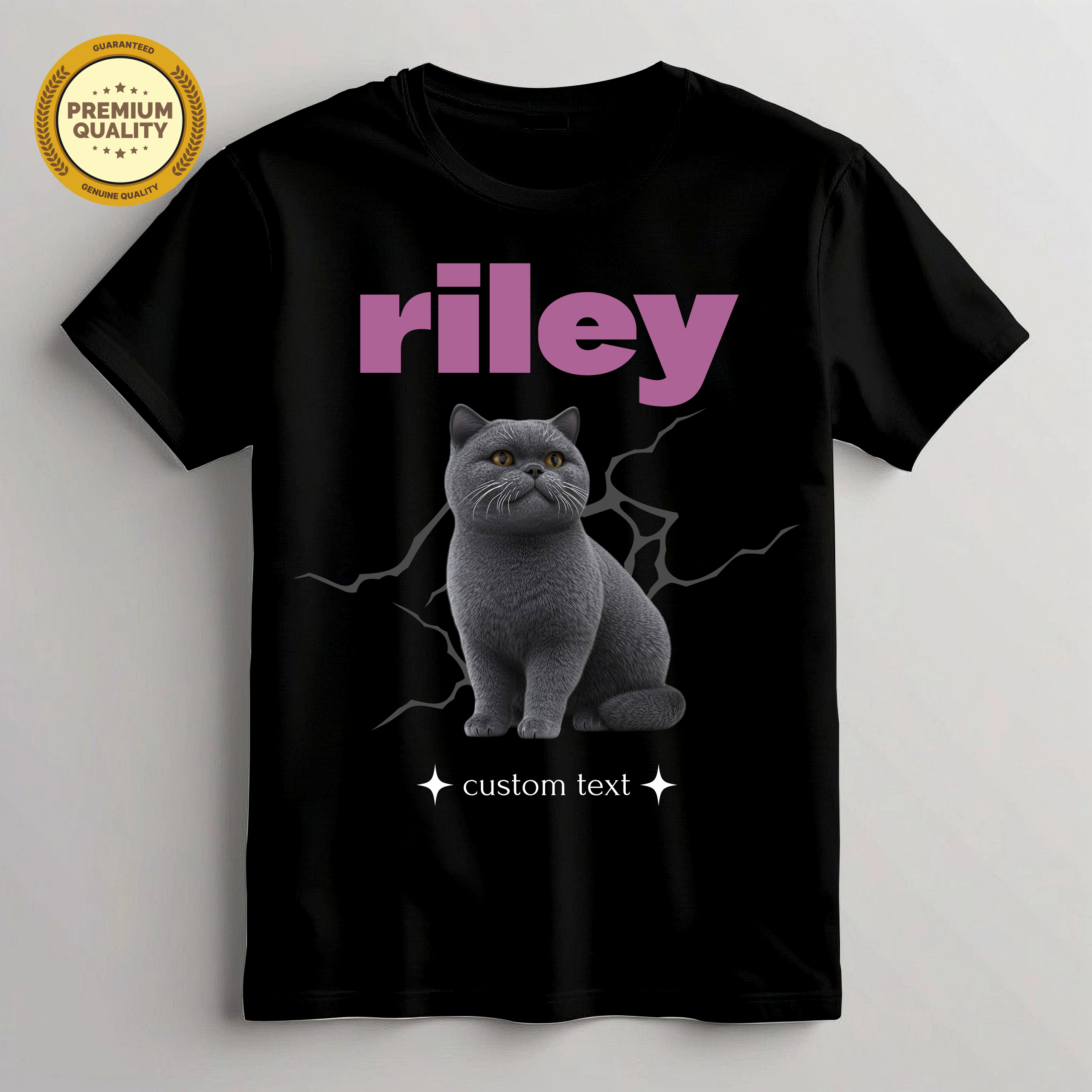Custom Cat Lover Gift Tee
