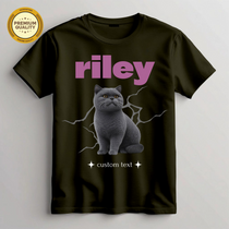 Custom Cat Lover Gift Tee
