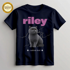 Custom Cat Lover Gift Tee
