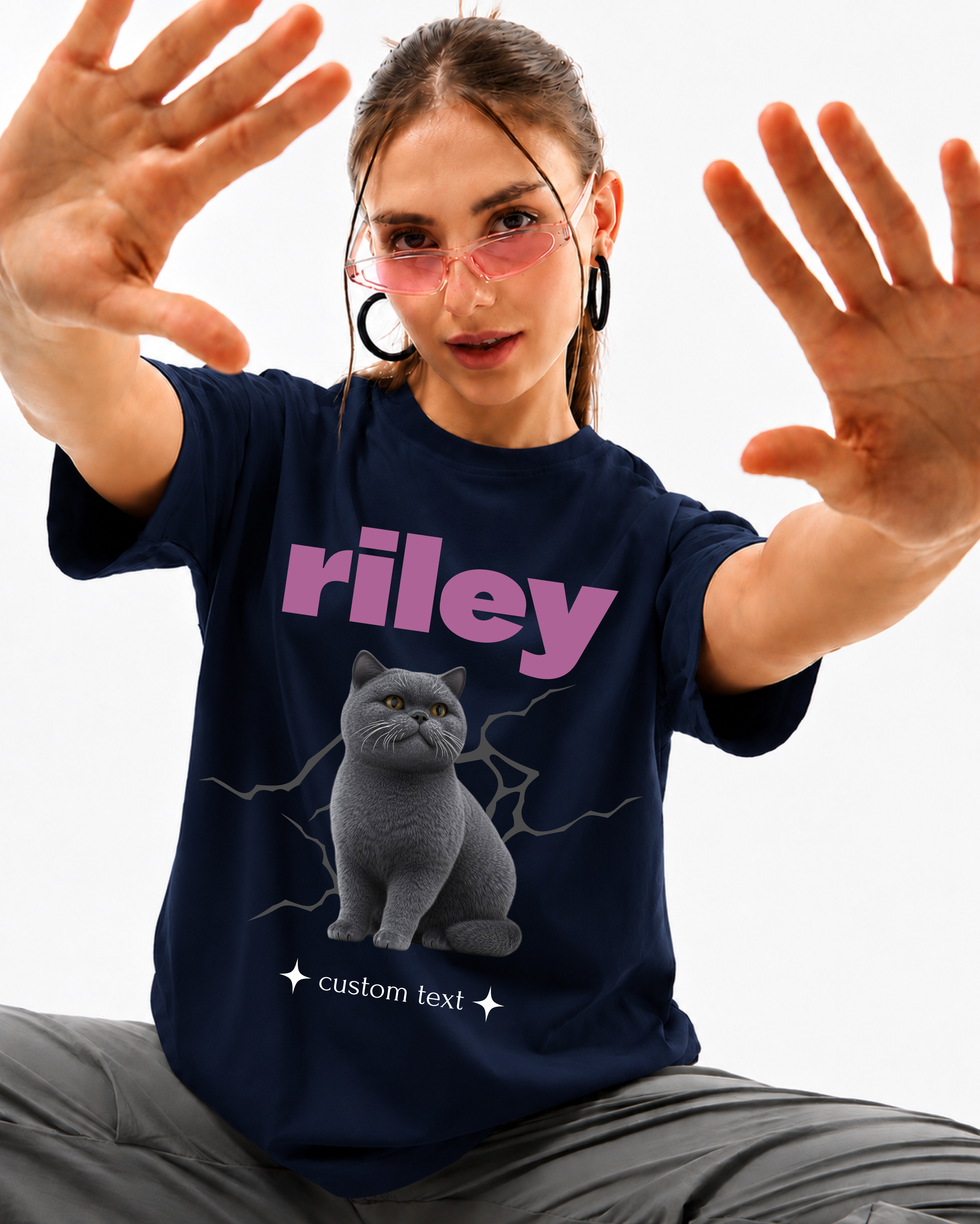 Custom Cat Lover Gift Tee