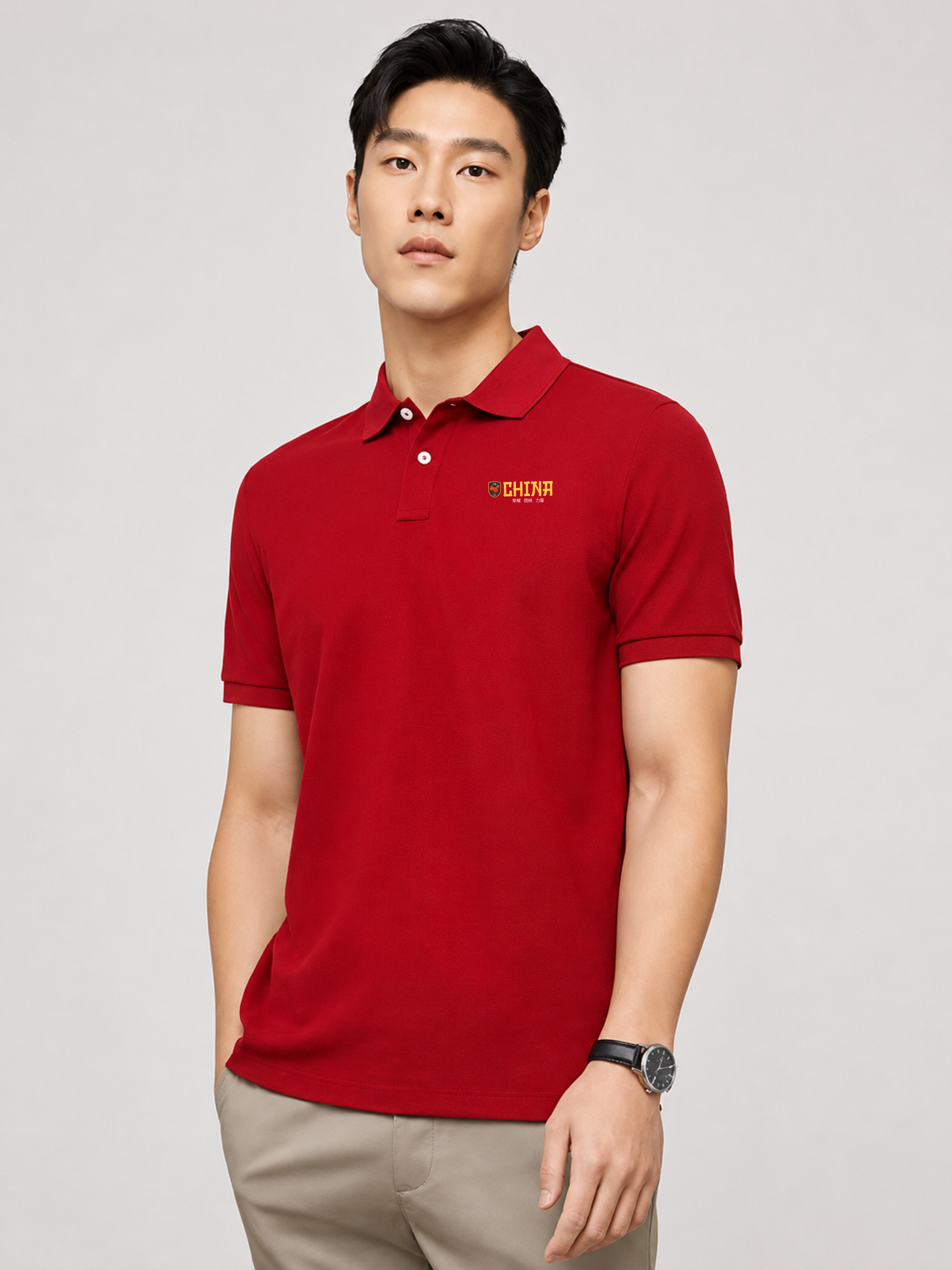 China Country Pride Polo T-Shirt – Premium Unisex Polo Tee Main image