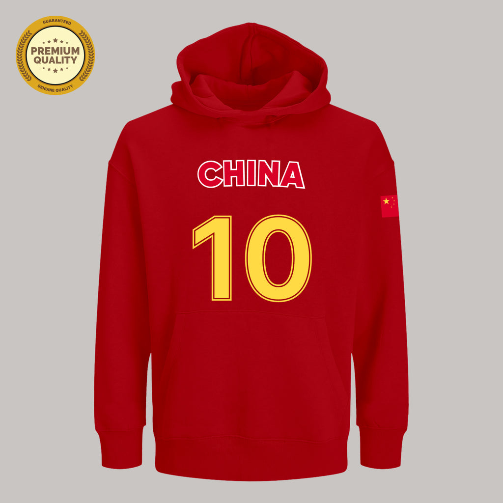 China Soccer Fan Hoodie – 2026 Football Sweatshirt