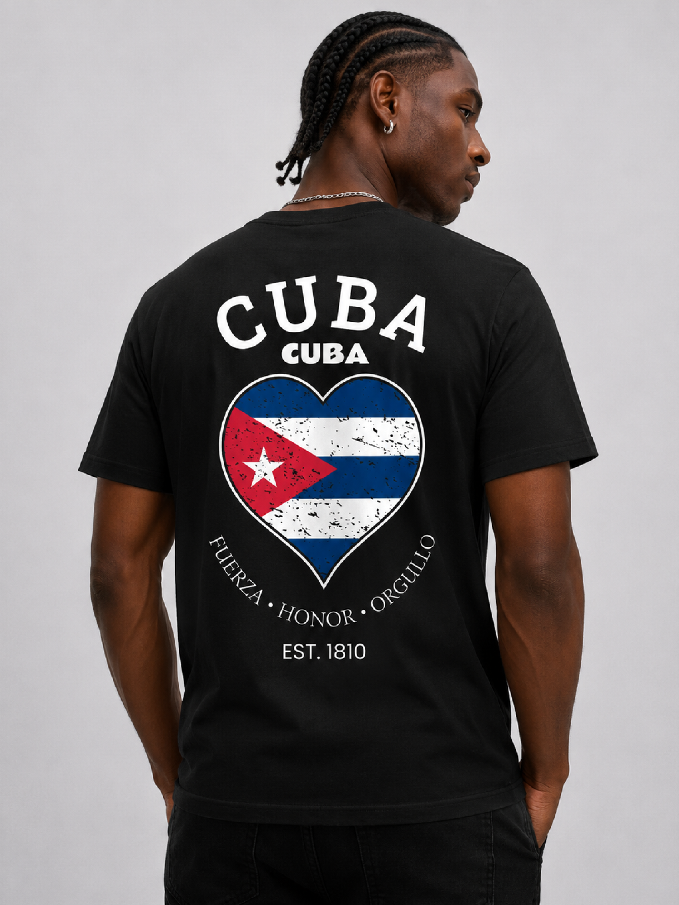 Cuba Graphic Tee – Unisex Country Pride T-Shirt Secondary image