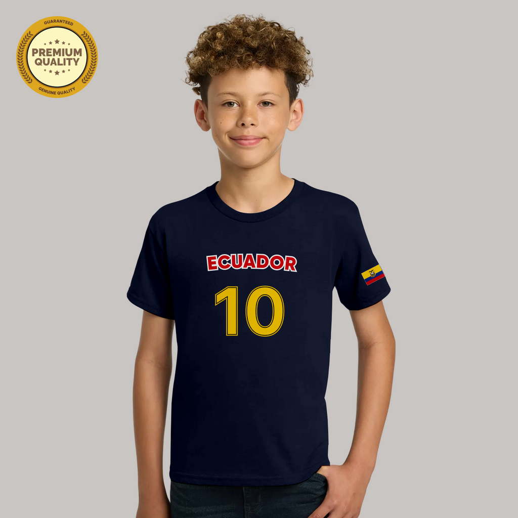Ecuador Soccer Fan T-Shirt For Boys/Youth – 2026 Football   TShirt