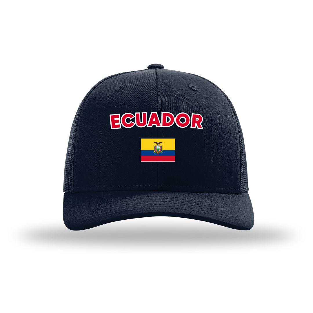 Ecuador Country Flag Cap - Football/Basketball Fan Cap