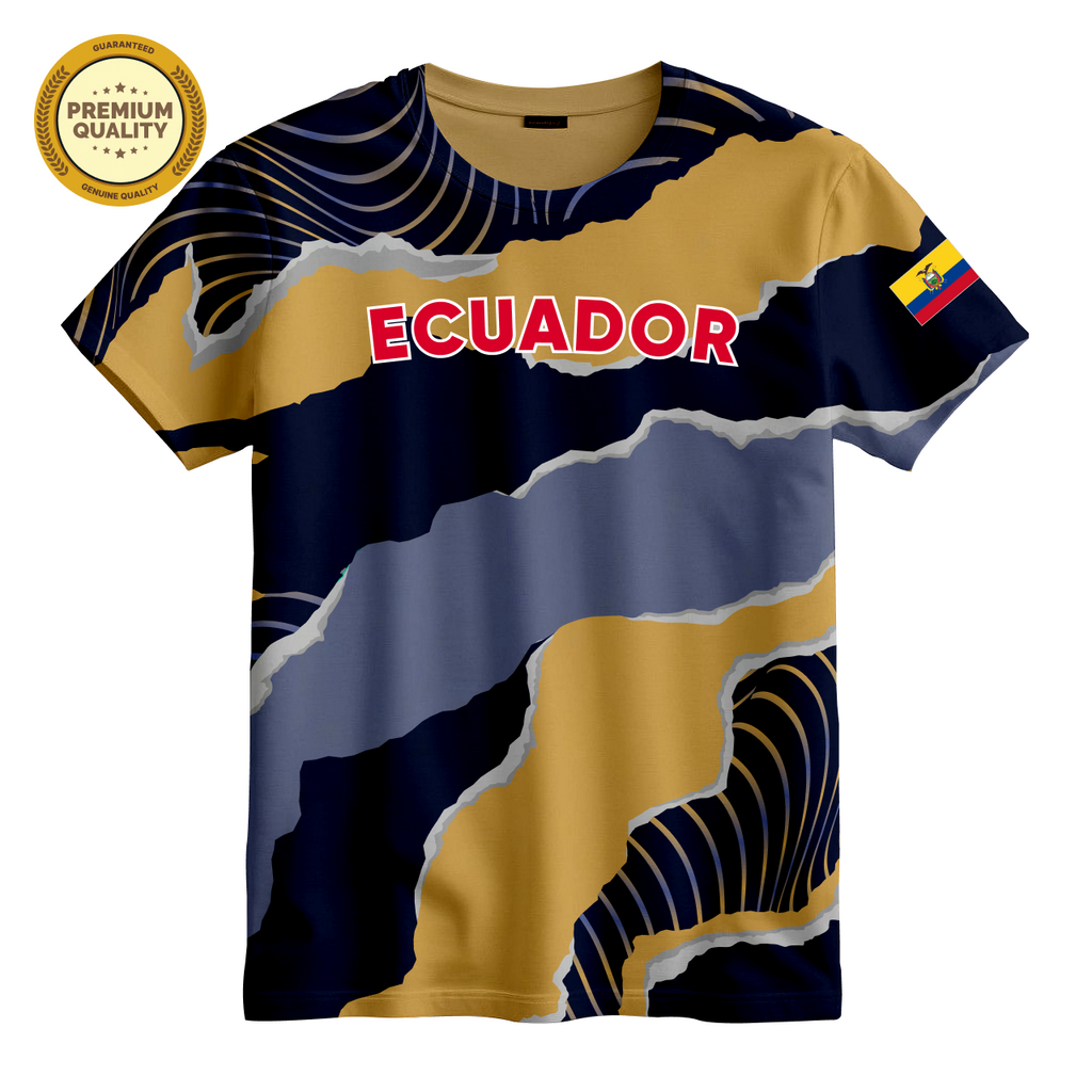 Ecuador Soccer 3D T-Shirt – Unisex T-Shirt