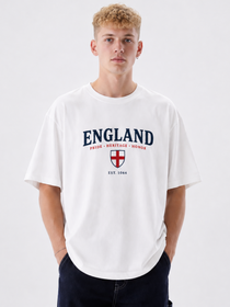 England Oversized T-Shirt – Country Pride Unisex Graphic Tee