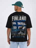 Finland Oversized T-Shirt – Country Pride Unisex Graphic Tee