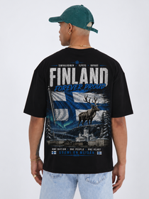 Finland Oversized T-Shirt – Country Pride Unisex Graphic Tee