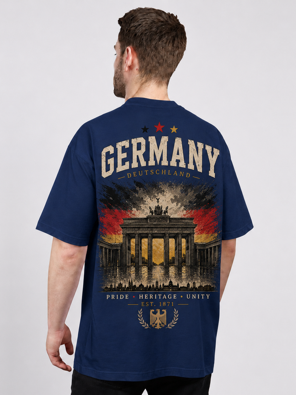 Germany Oversized T-Shirt – Country Pride Unisex Graphic Tee