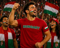 Hungary Football Fan T-Shirt – 2026 Football TShirt