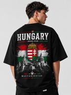 Hungary Oversized T-Shirt – Country Pride Unisex Graphic Tee