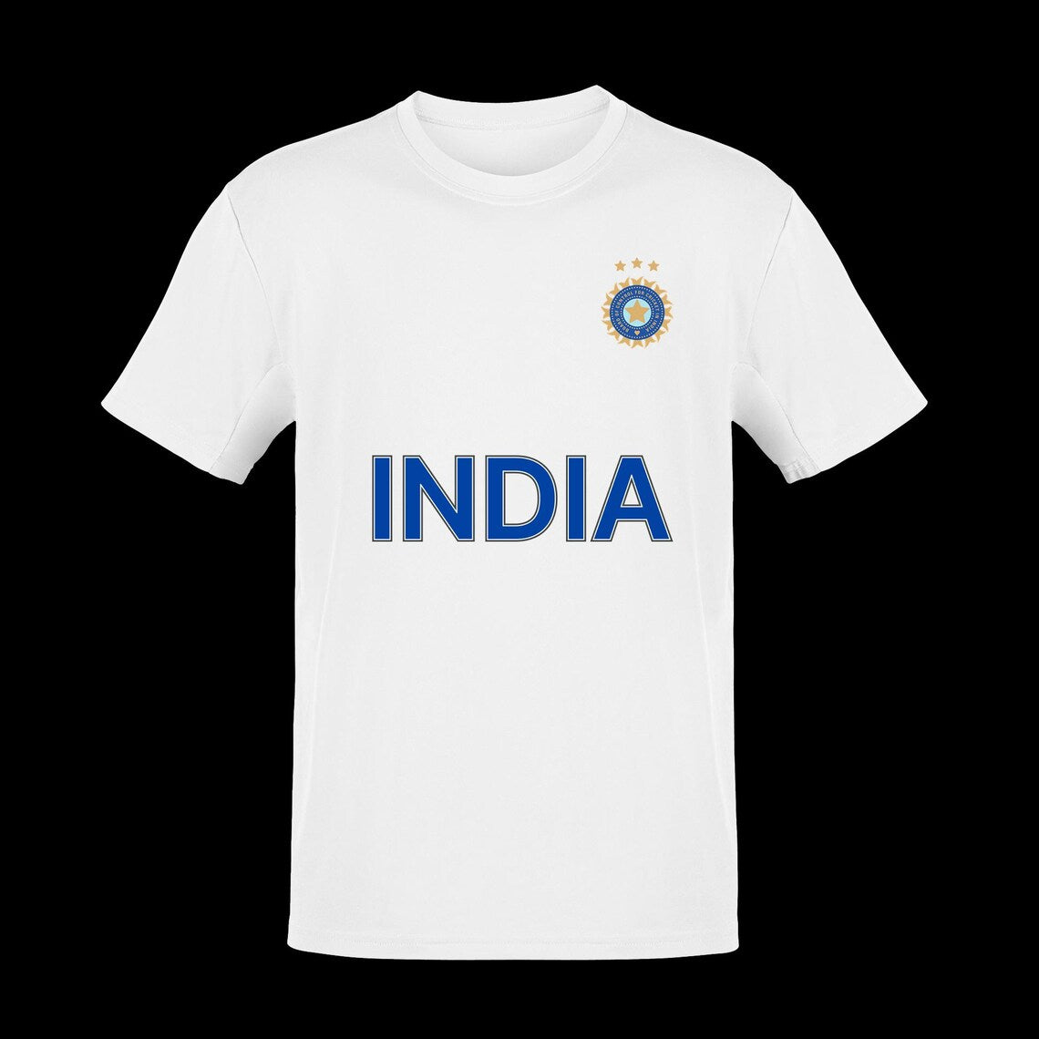 Indian Cricket Fan T-Shirt | Male & Female Fan Jersey | Lets Cheer India!!