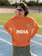 Indian Cricket Fan Jersey Hoodie | Indian Cricket Male & Female Fan Hoodies | Lets Cheer India!!