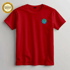 Embroidered Earth Unisex T-Shirt, Soft Cotton Blend Tee