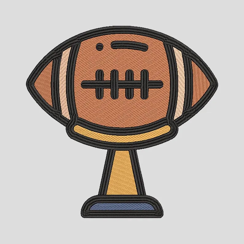 Embroidered American Football T-Shirt, USA Football Tee, Sports Lover Gift