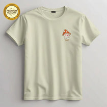 Embroidered Mushroom Baby T-Shirt, Cute Baby Tee