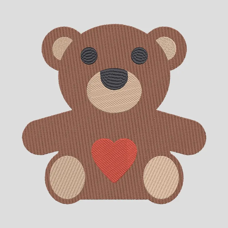 Embroidered Teddy Bear T-Shirt, Cute Bear Tee, Unisex Cotton Shirt, Aesthetic Graphic Tee, Gift for Her/Him