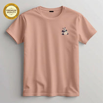 Panda Embroidered T Shirt, Animal Gift