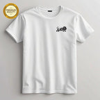 Embroidered Lion Unisex T-Shirt, Soft Cotton Blend Tee