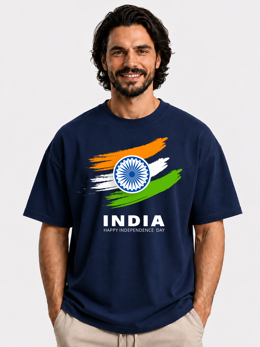 India Oversized T-Shirt – Country Pride Unisex Graphic Tee