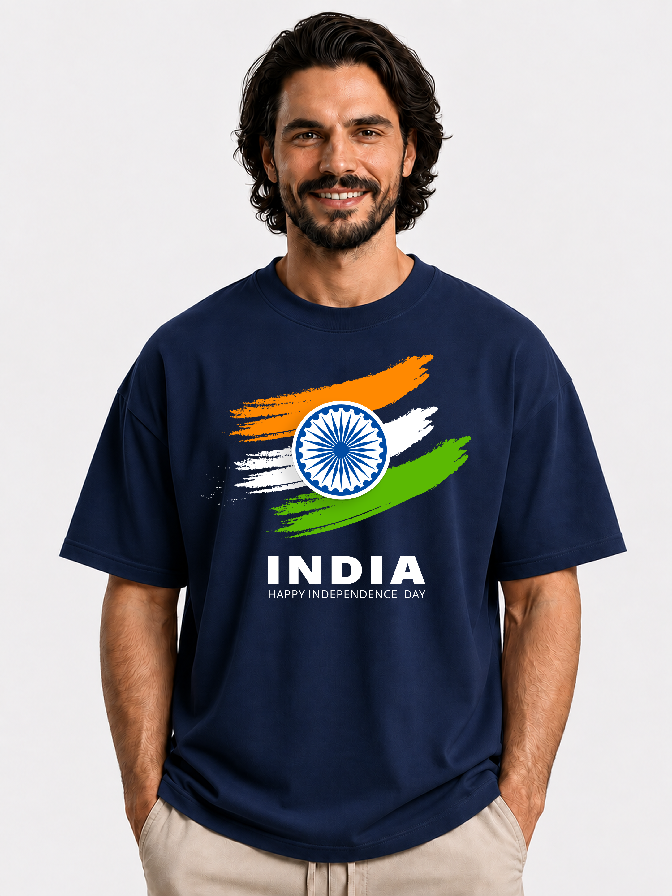 India Oversized T-Shirt – Country Pride Unisex Graphic Tee