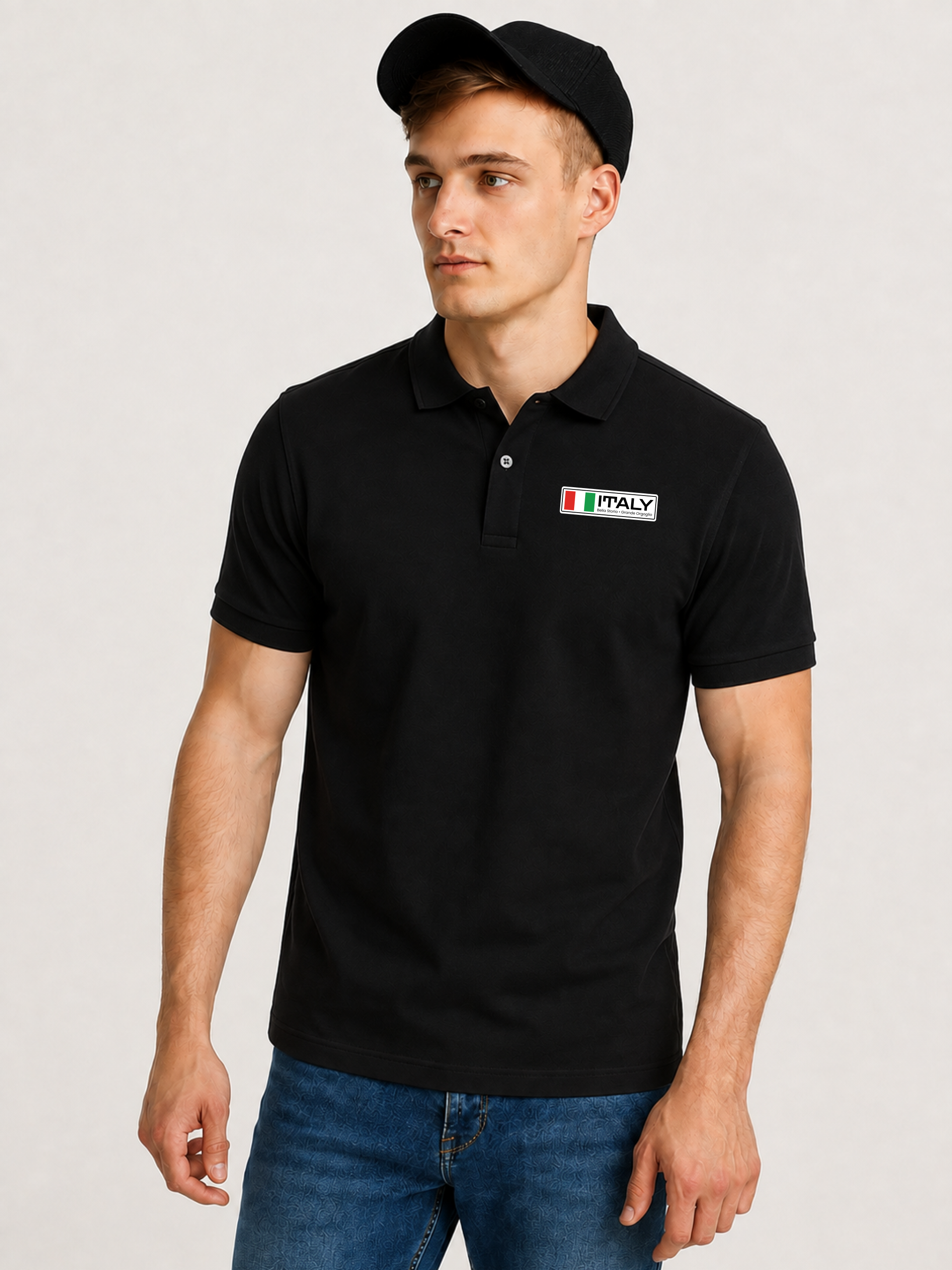 Italy Country Pride Polo T-Shirt – Premium Unisex Polo Tee