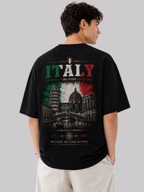 Italy Oversized T-Shirt – Country Pride Unisex Graphic Tee
