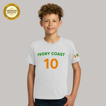 Ivory Coast Soccer Fan T-Shirt For Boys/Youth – 2026 Football TShirt