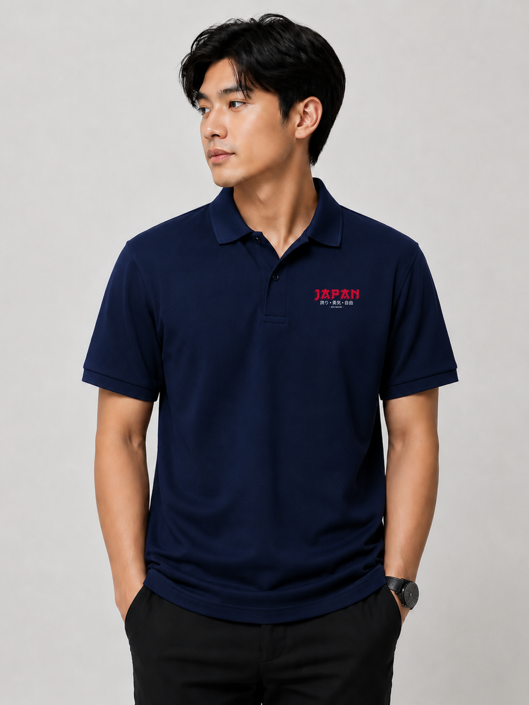 Japan Country Pride Polo T-Shirt – Premium Unisex Polo Tee Main image