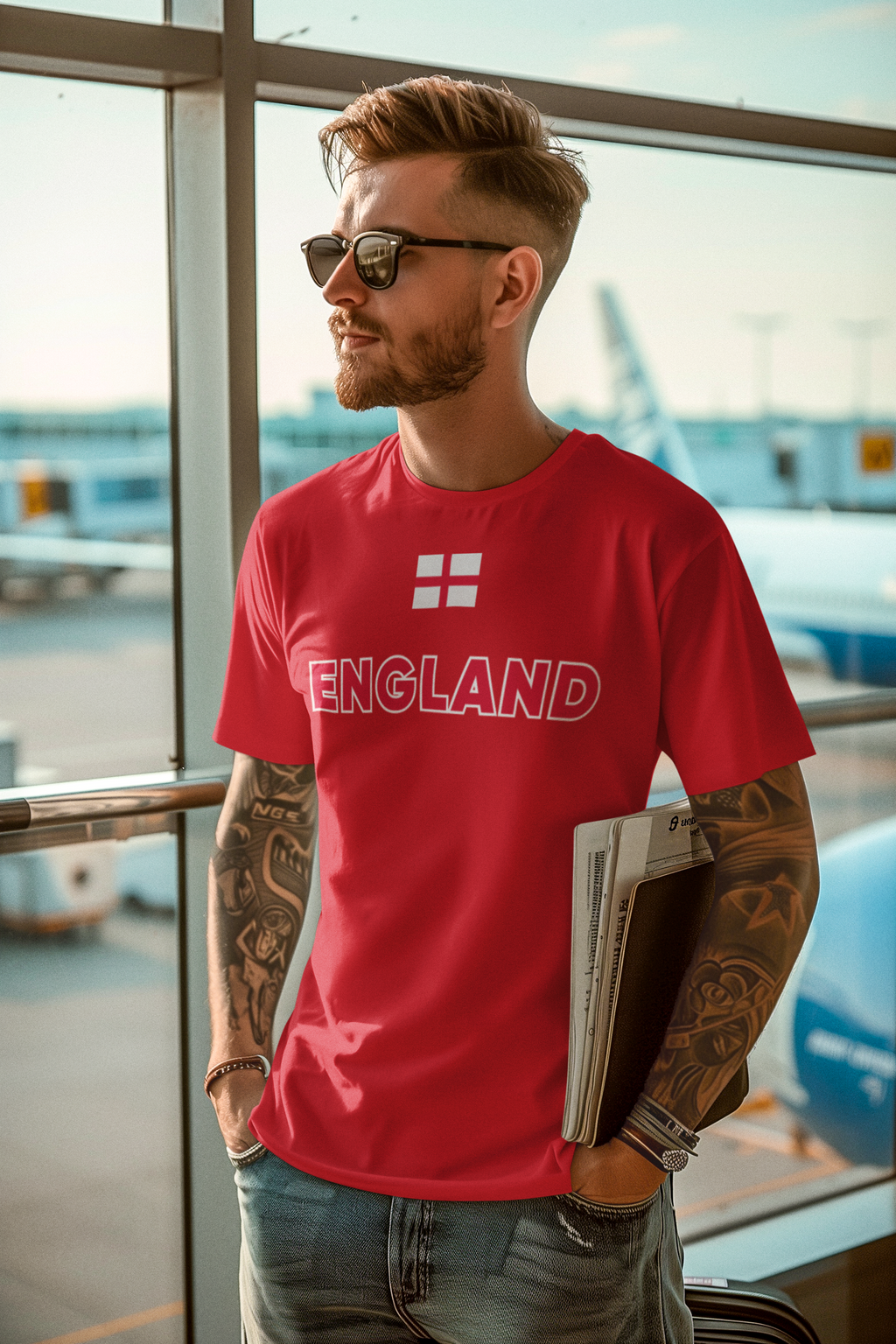 England Football Fan T-Shirt - Premium Quality