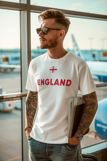 England Football Fan T-Shirt - Premium Quality