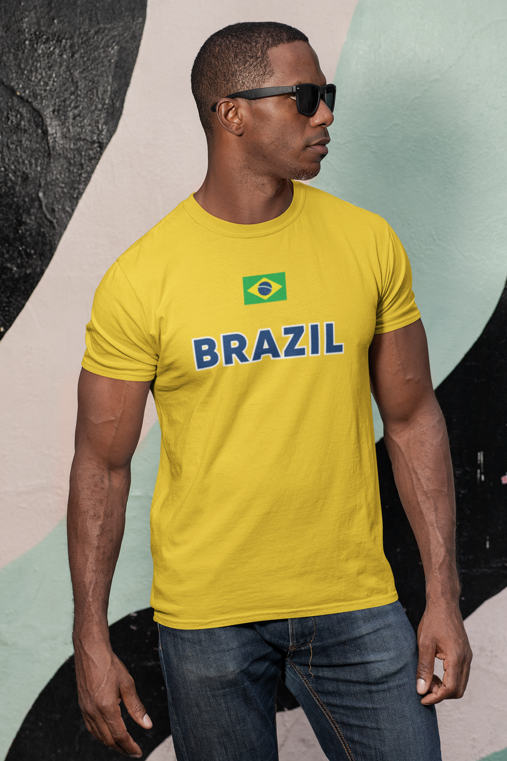 Brazil Football Fan T-Shirt – Premium Quality