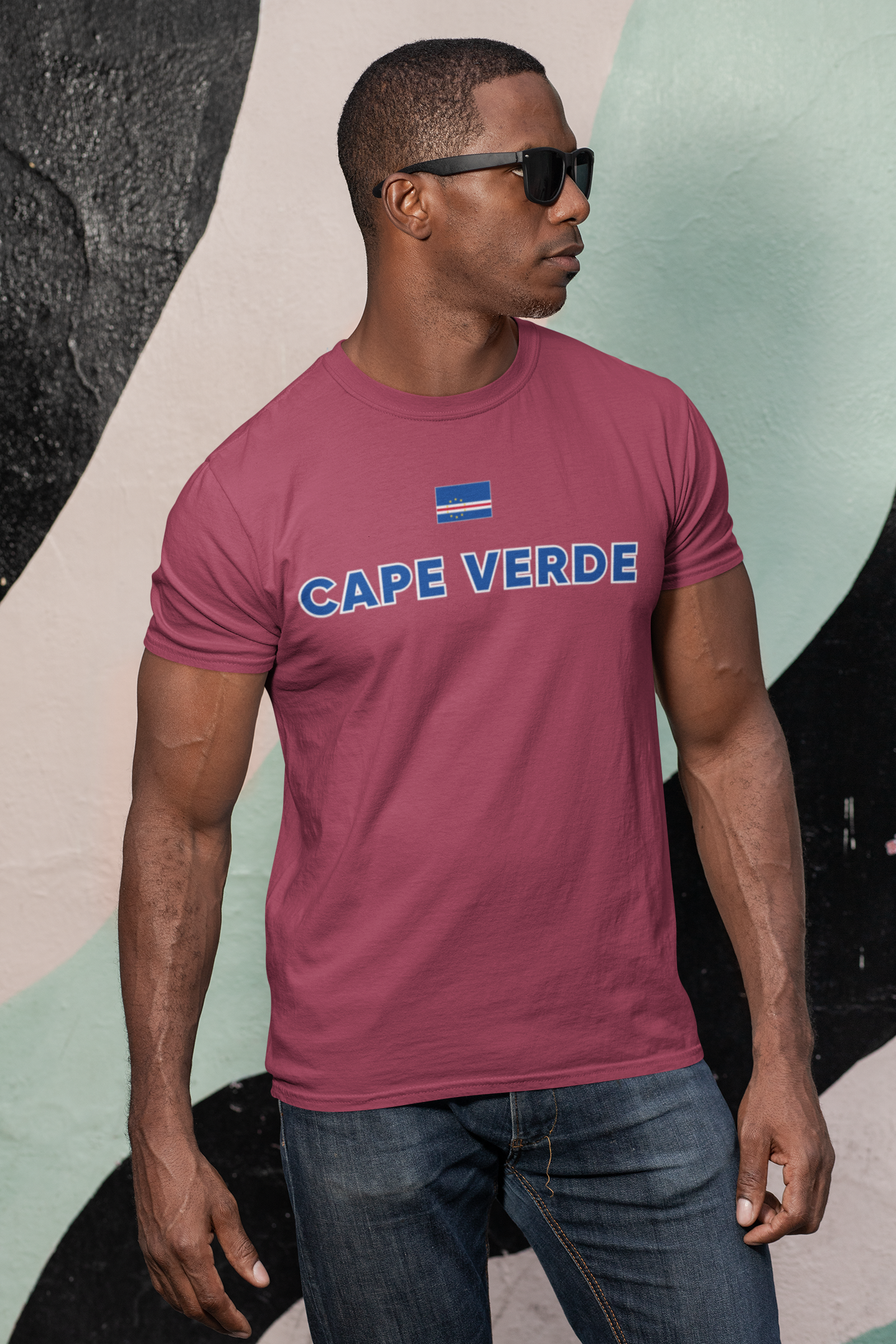 Cape Verde Football Fan T-Shirt – Football T Shirt Secondary image